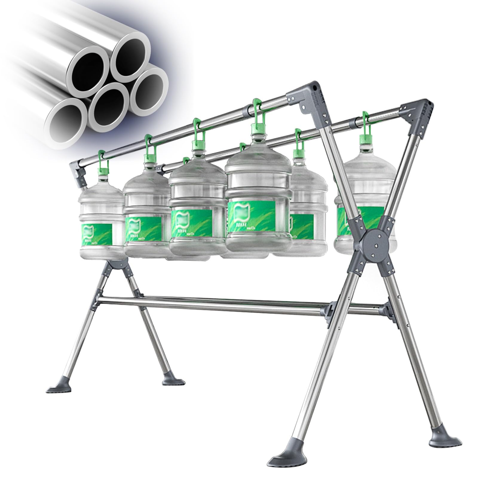 ❤高級ステンレス鋼製❣優れた安定性＆防風性で屋外でも安心して使える♪❤物干し ❤高級ステンレス鋼製❣優れた安定性＆防風性で屋外でも安心して使える